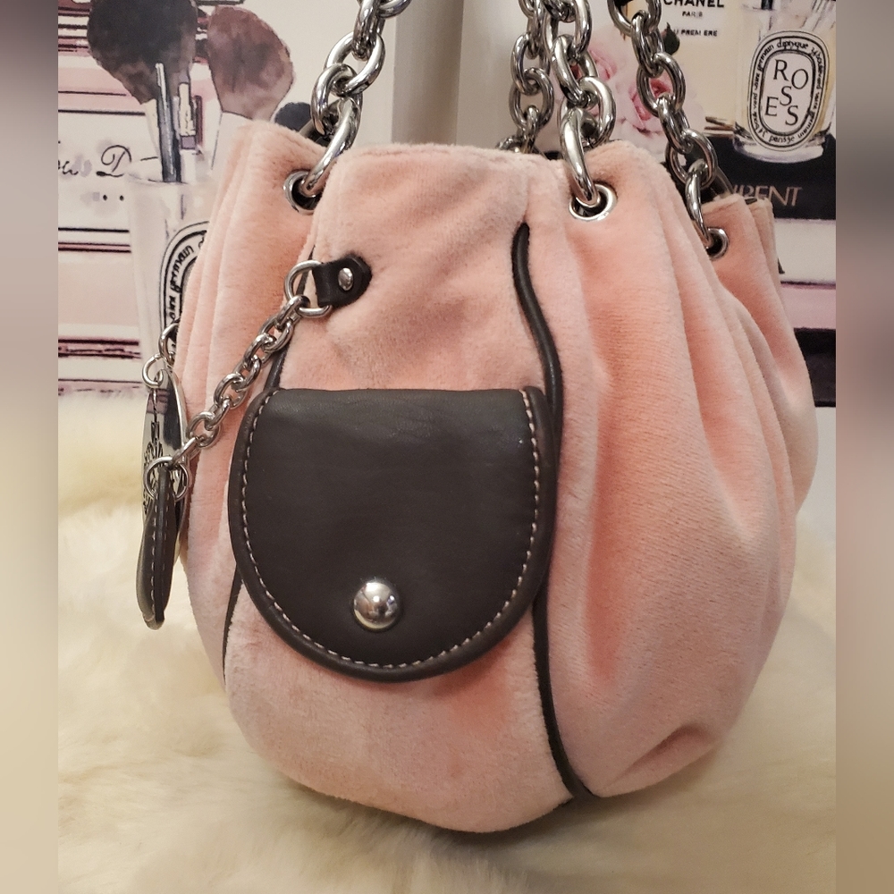 ***SOLD***Juicy Couture Pink "Fairytale" Hobo Handbag! - Picture 3 of 9